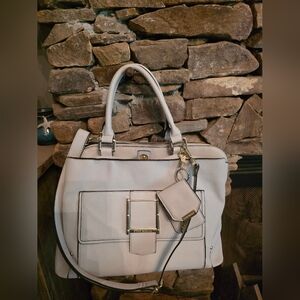 Steve Madden Light Gray Laptop Bag